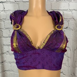 Renaissance, festival, hippie top with hood